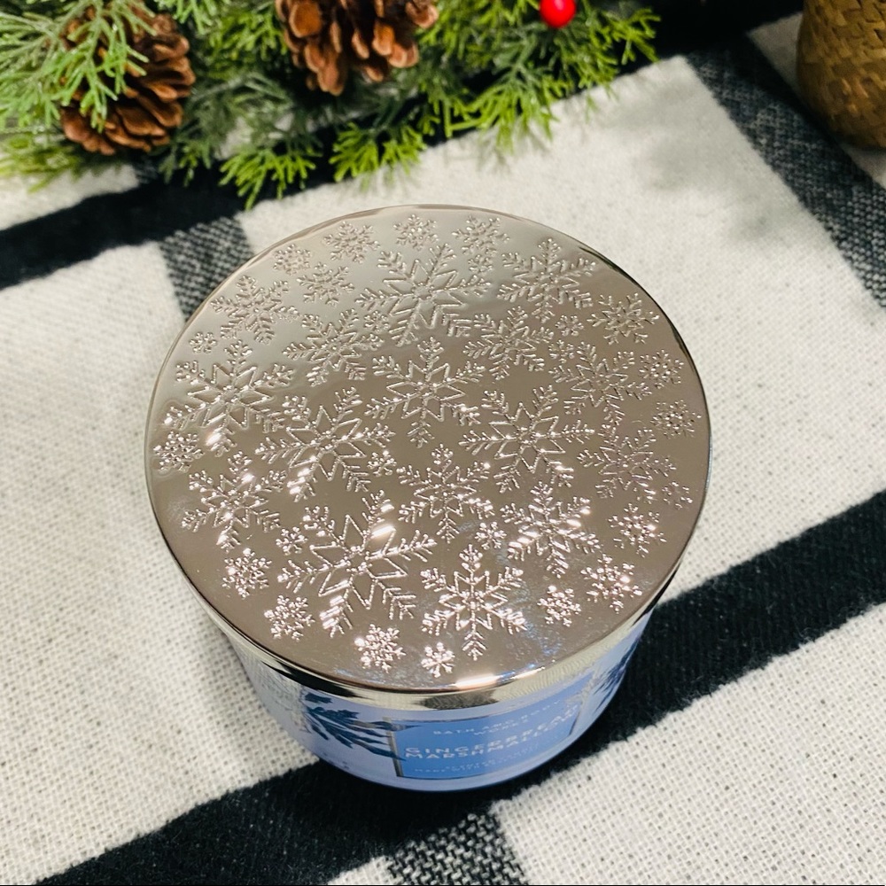 Gingerbread Marshmallow Bath & Body Works Candle - Picture 3 of 5